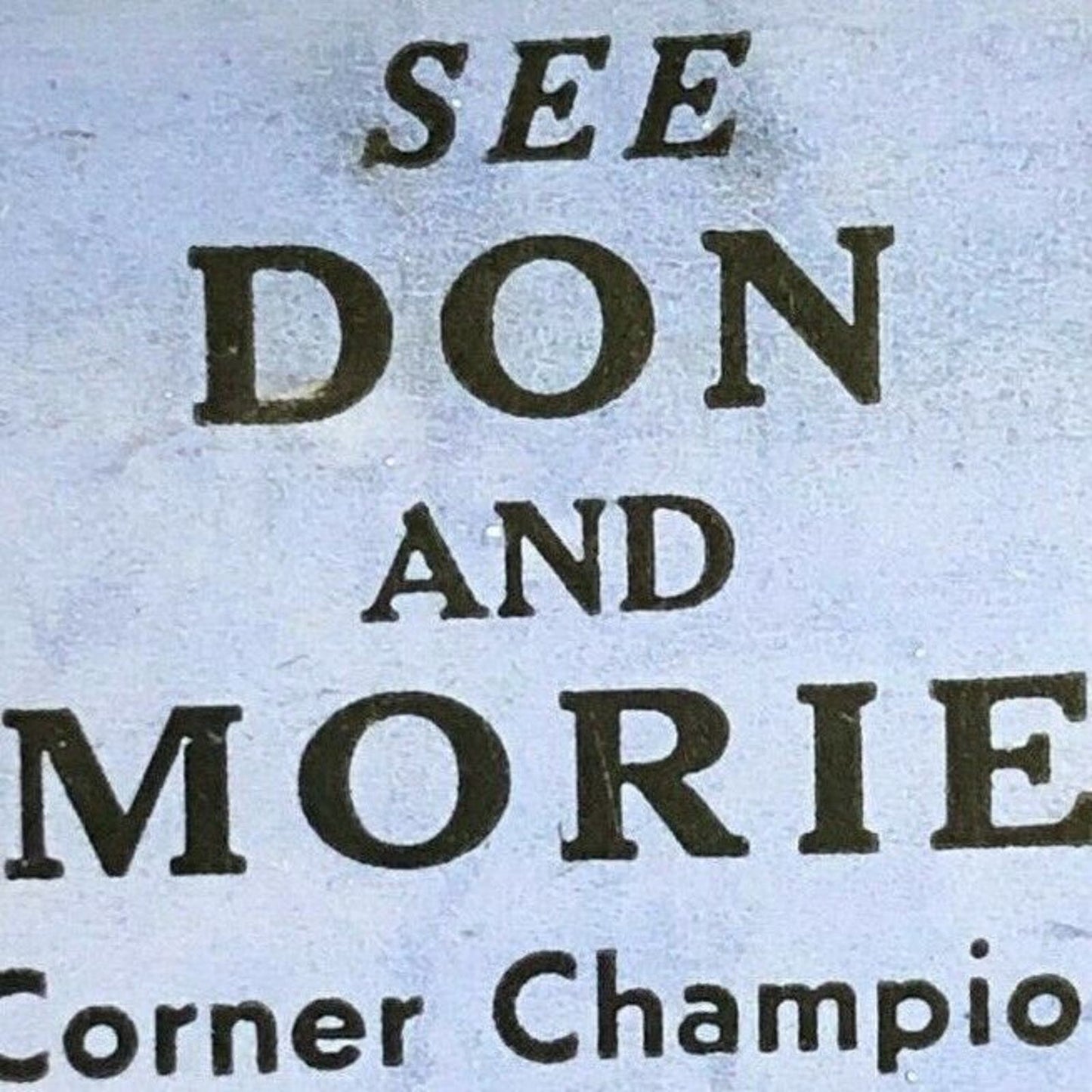 Scarce c1930's-40's Full MINI Matchbook Don and Morie Bellingham, "WN"