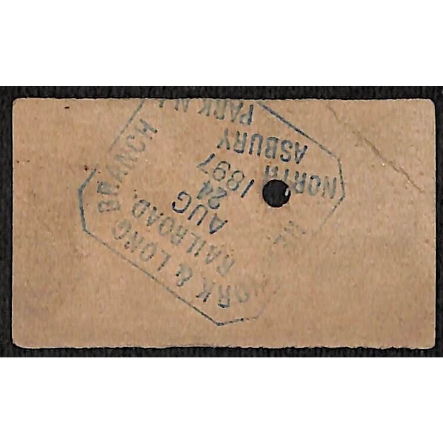 New York & Long Branch Railroad 1897 North Asbury Park to Trenton #36