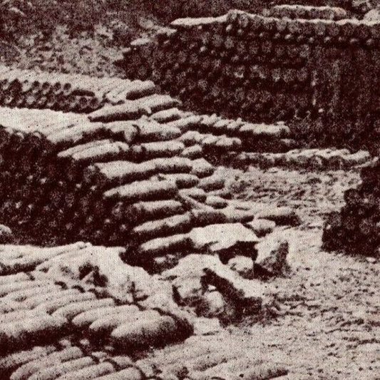 c1916 RPPC* Russian Military Postcard - Large Stockpile of Shells