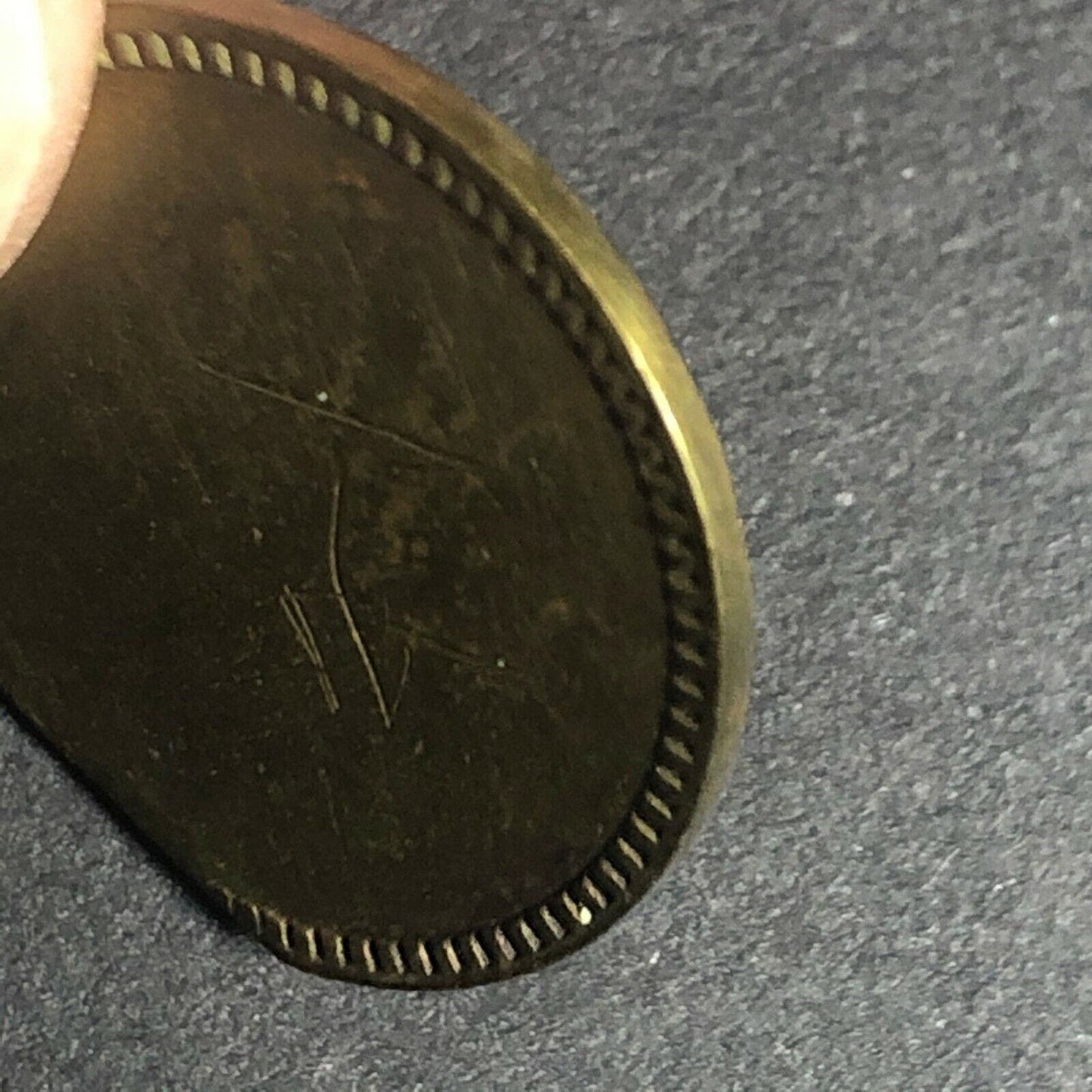 17.90mm Brass "Redeemable For 2 1/2 Dollars" Counter / Token - Fauver Collection
