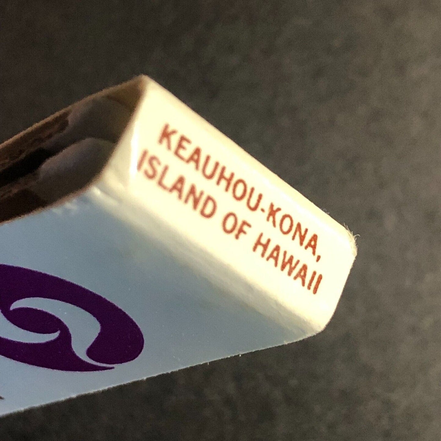 Kona Surf InterIsland Resorts Keauhou-Kona Hawaii Matchbook c1970's-80's VGC