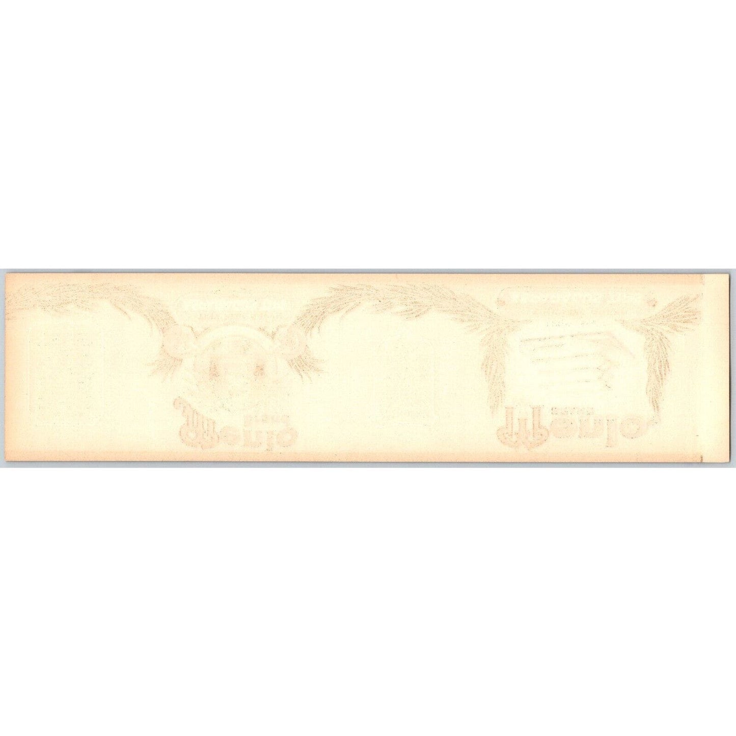 Menlo Brand Asparagus Tips Paper Can Label Tiny Size Green c1927-30's Scarce