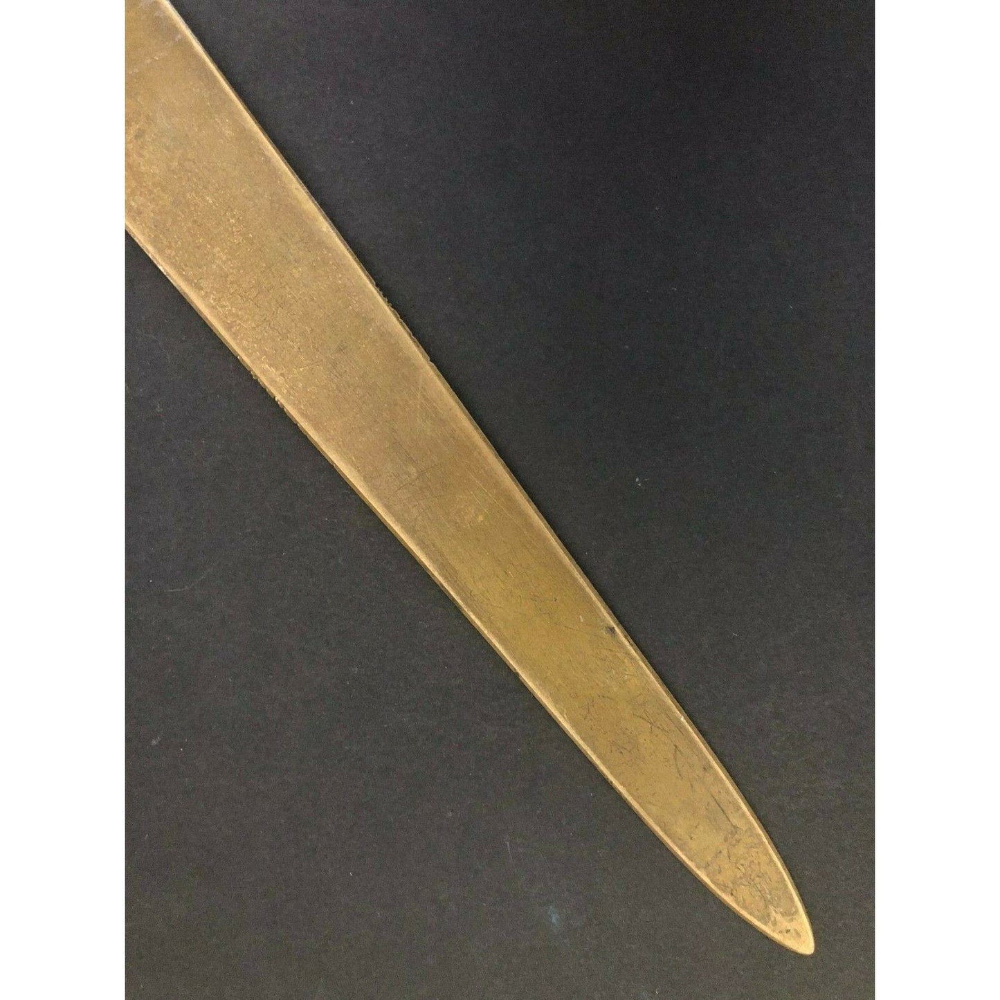 c1920' 8 1/2" Metropolitan Life Insurance Metal Brass Advertising Letter Opener