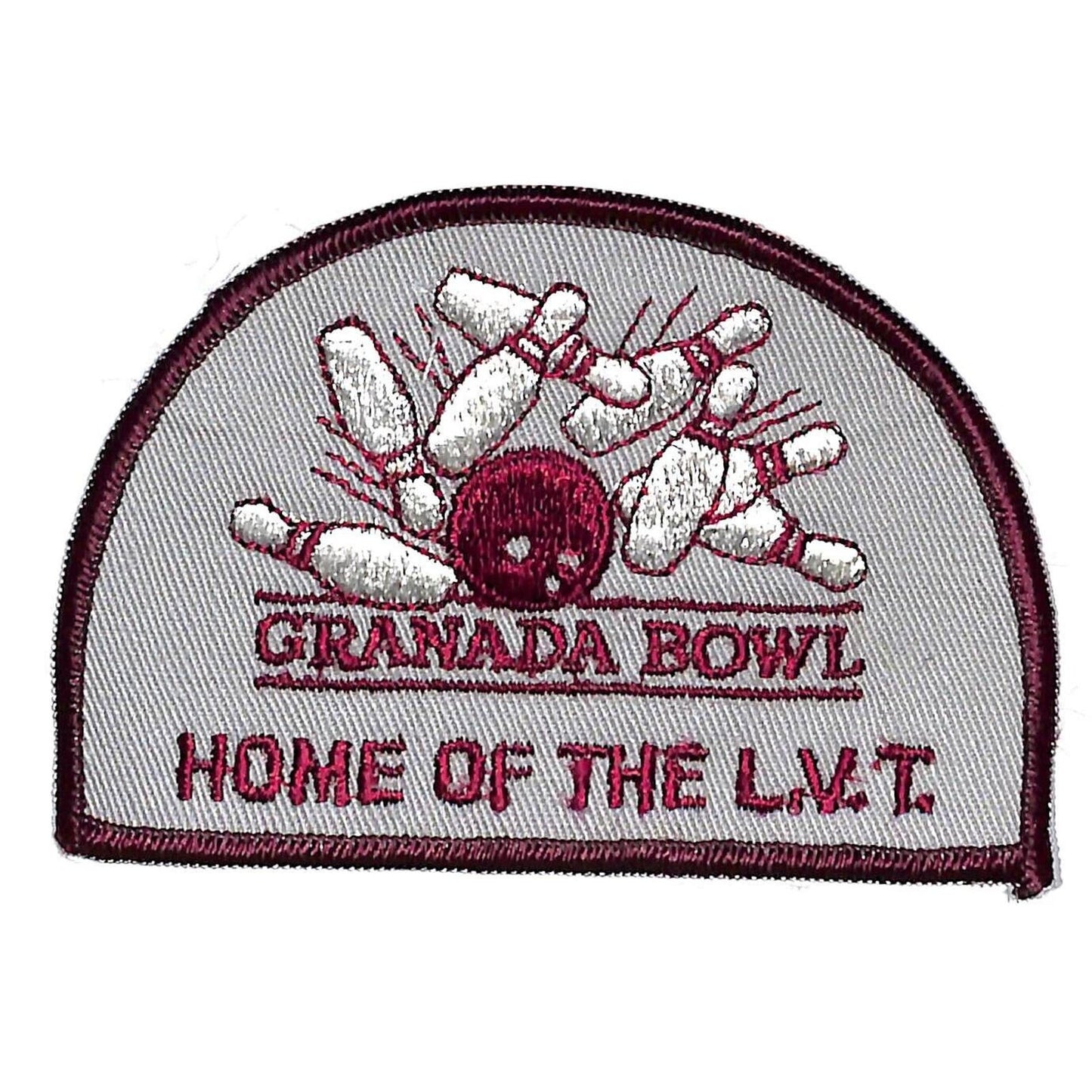 Granada Bowl Home Of The L.V.T. Embroidered Bowling Patch