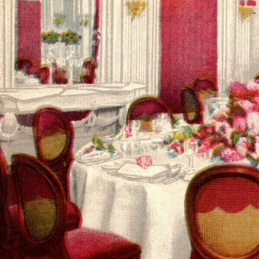 "The Blackstone" Large French Room Chicago - Vintage Postcard NP