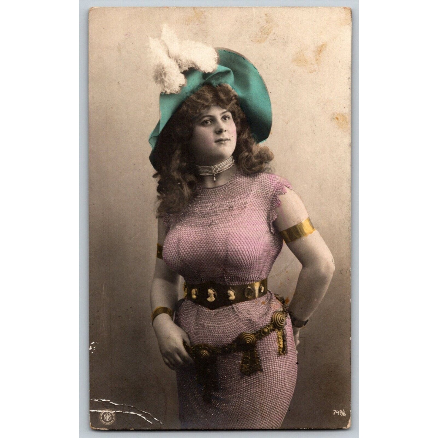 c1910 Vintage Russian RPPC* Theatre / Stage / Screen Actress Postcard (4359)