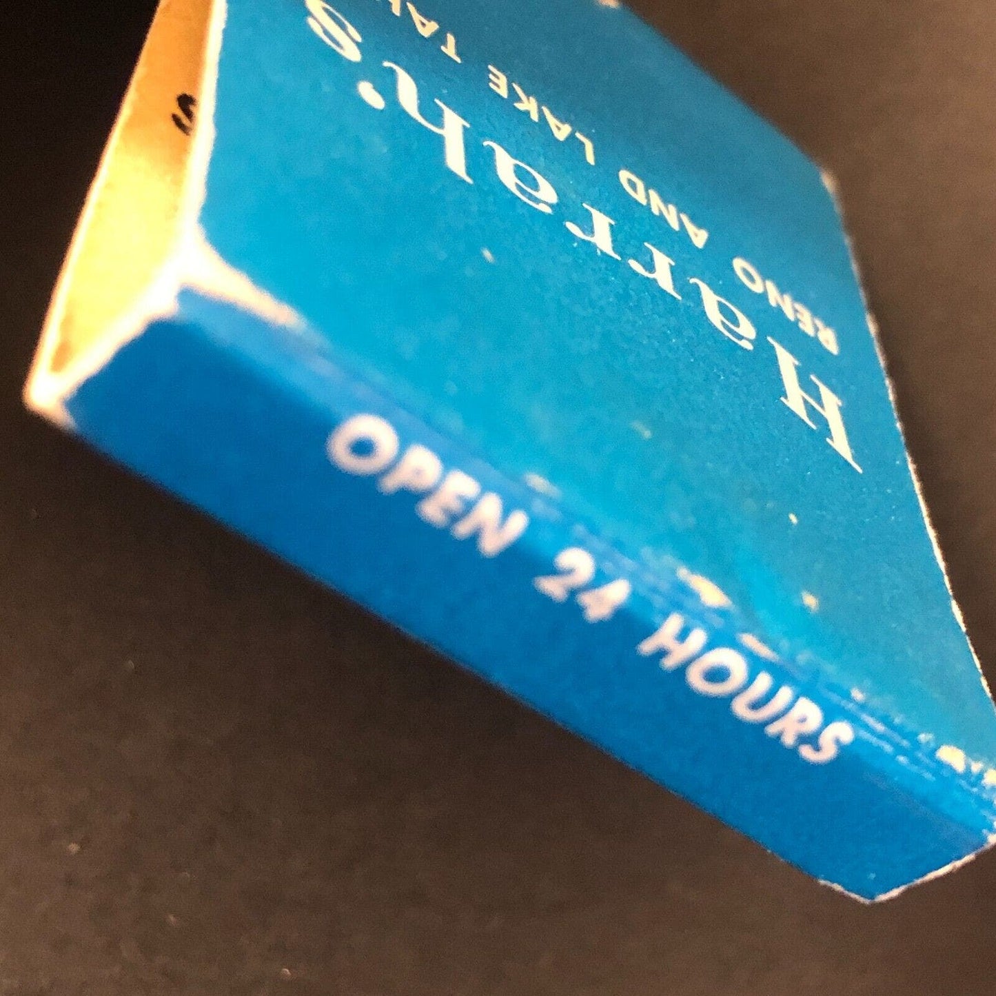 Harrah's Reno Lake Tahoe Full Matchbook Ostrich Swallows Slot Scarce c1960's