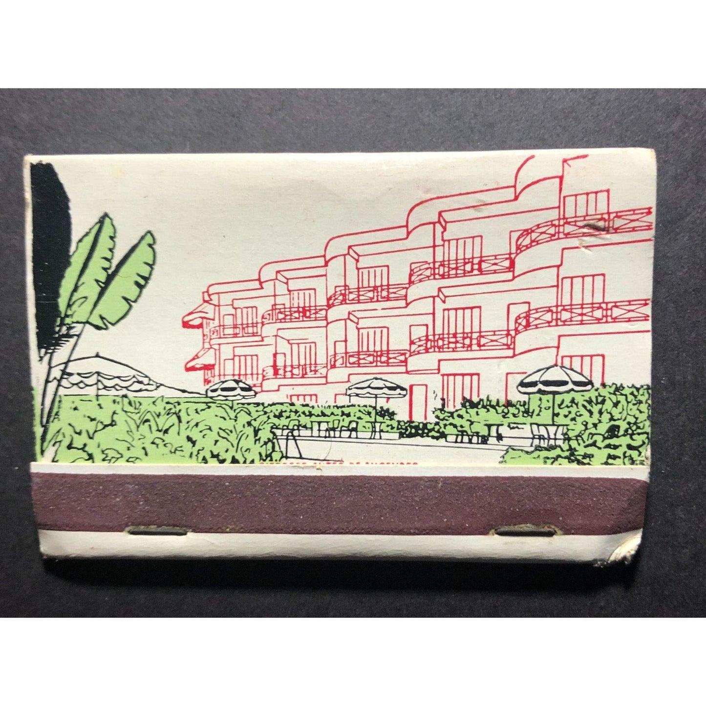 Hotel Vilia Acapulco Mexico Full Matchbook c1960's-73 Scarce