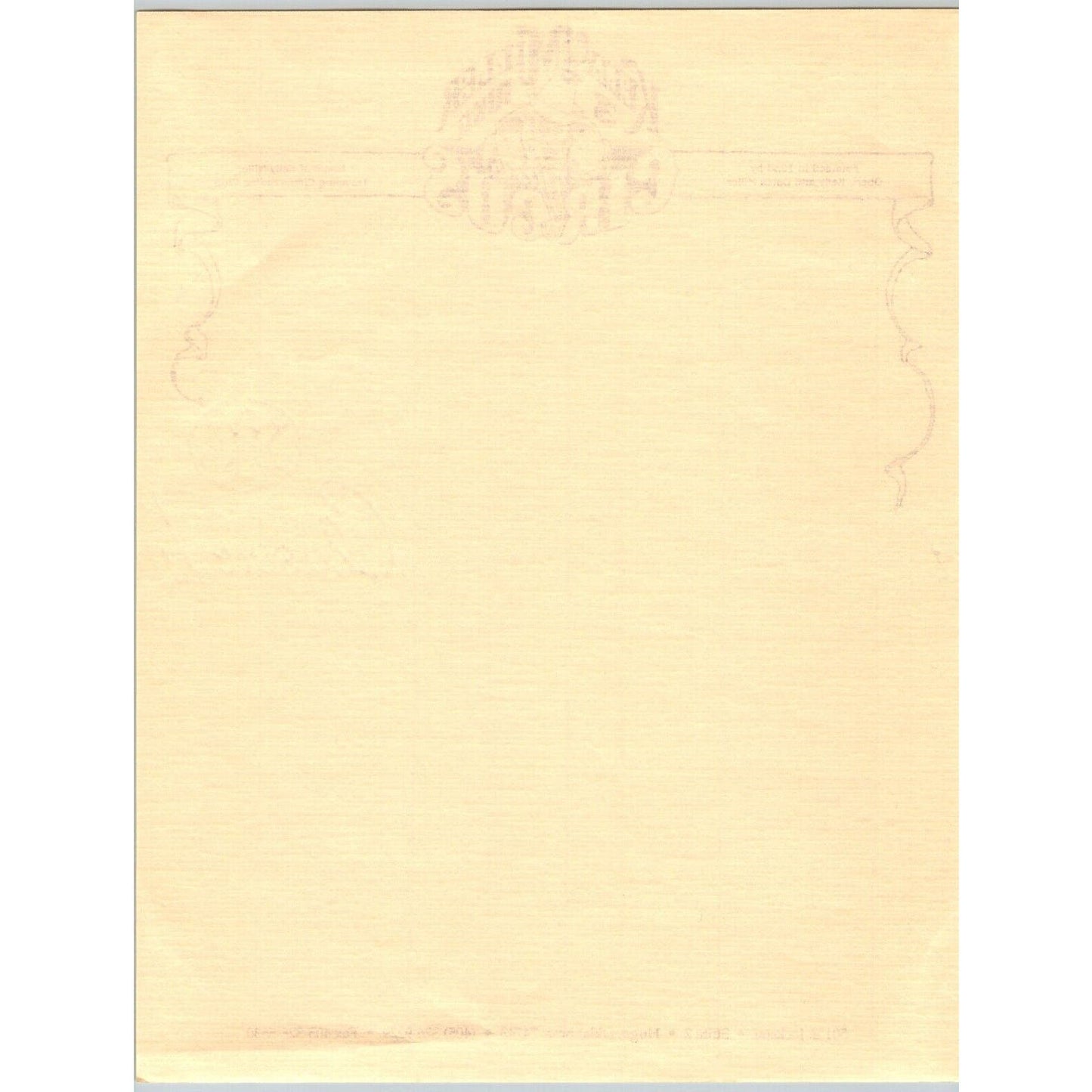 Kelly Miller 3 Ring Circus Letterhead Hugo, OK Elephant c1970's Scarce