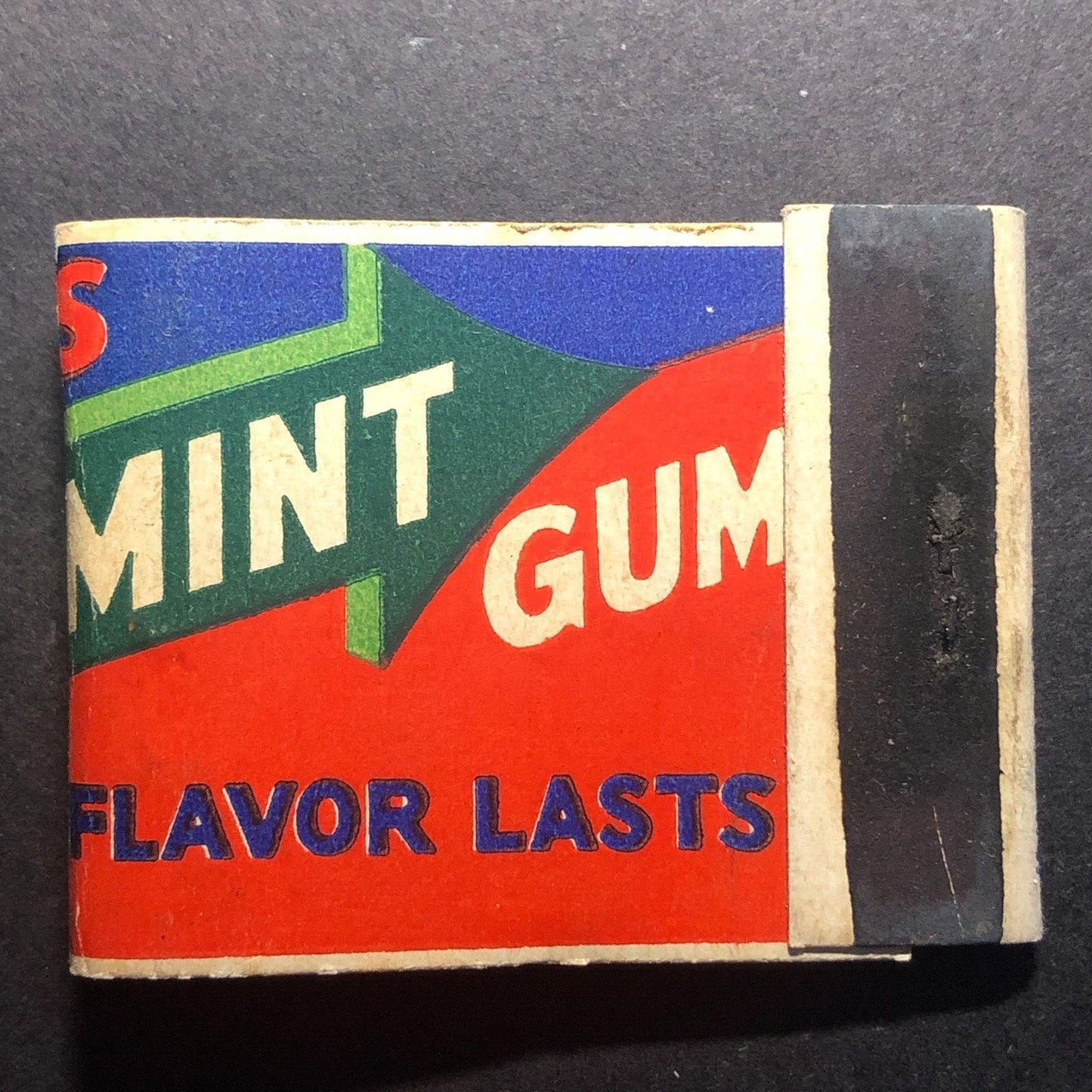 Wrigley's Double Mint Chewing Gum Mostly Full (-2) Matchbook c1940's VGC Scarce