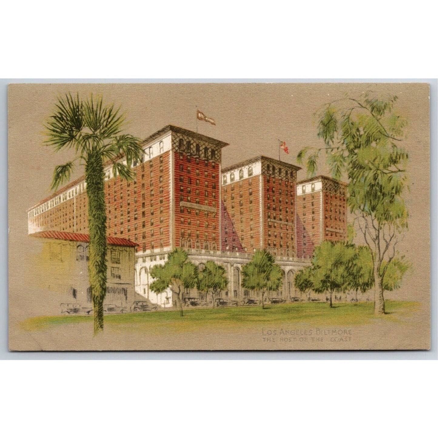 Biltmore Hotel Los Angeles, Cal. Postcard - c1938 NP VGC