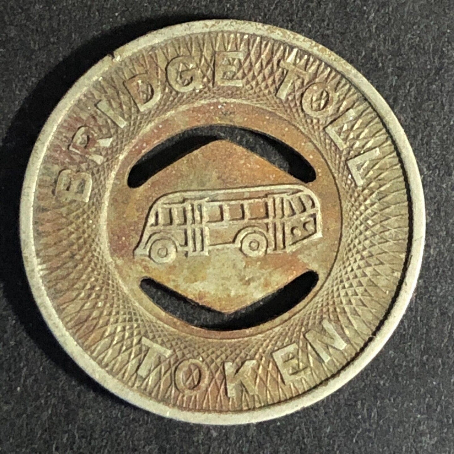 Westside Motor Transit Co. (Charleroi, PA) WM Bridge Toll Token 23mm