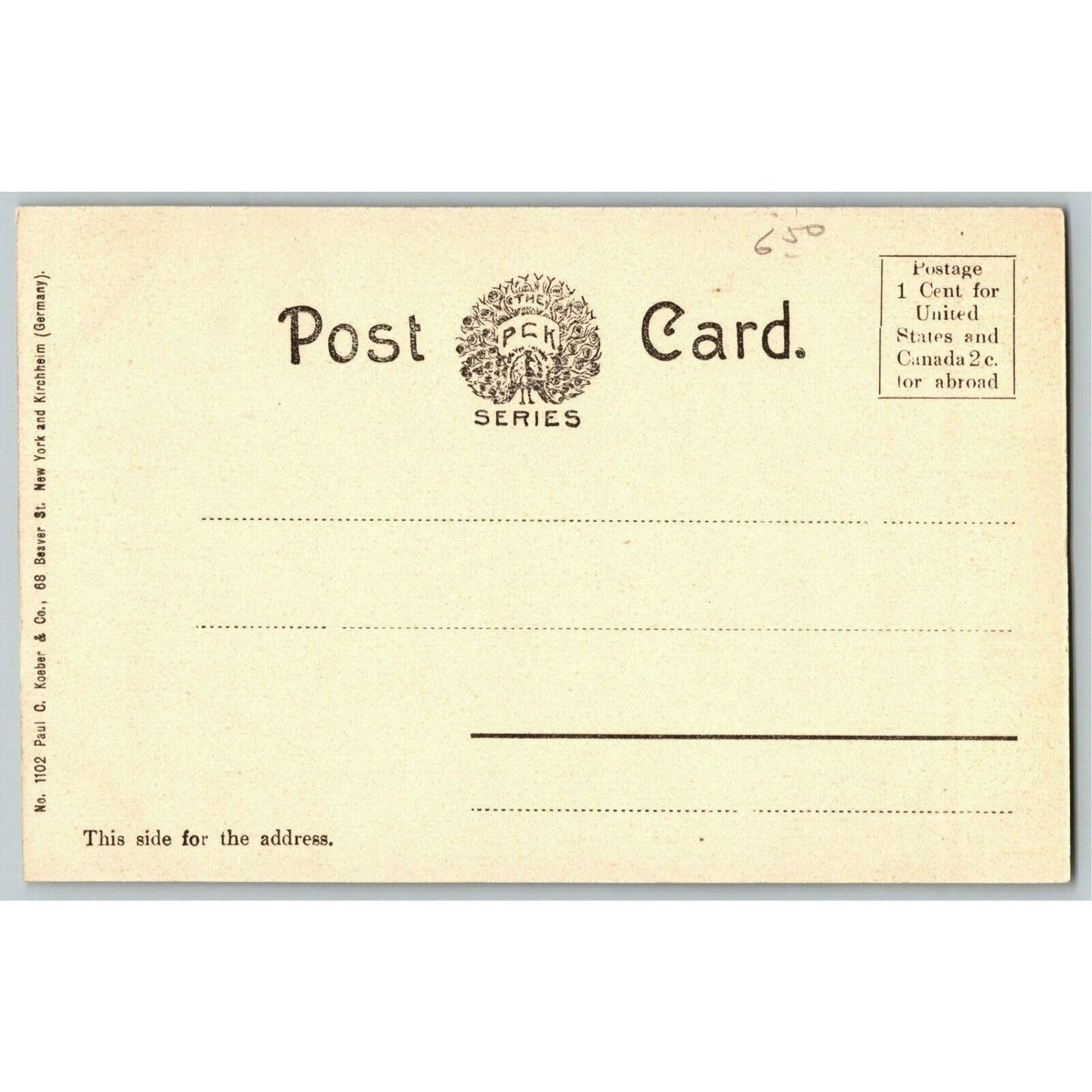 Vintage c1901-1907 Postcard "The Great Whirlpool Rapids" Niagara Falls, NY