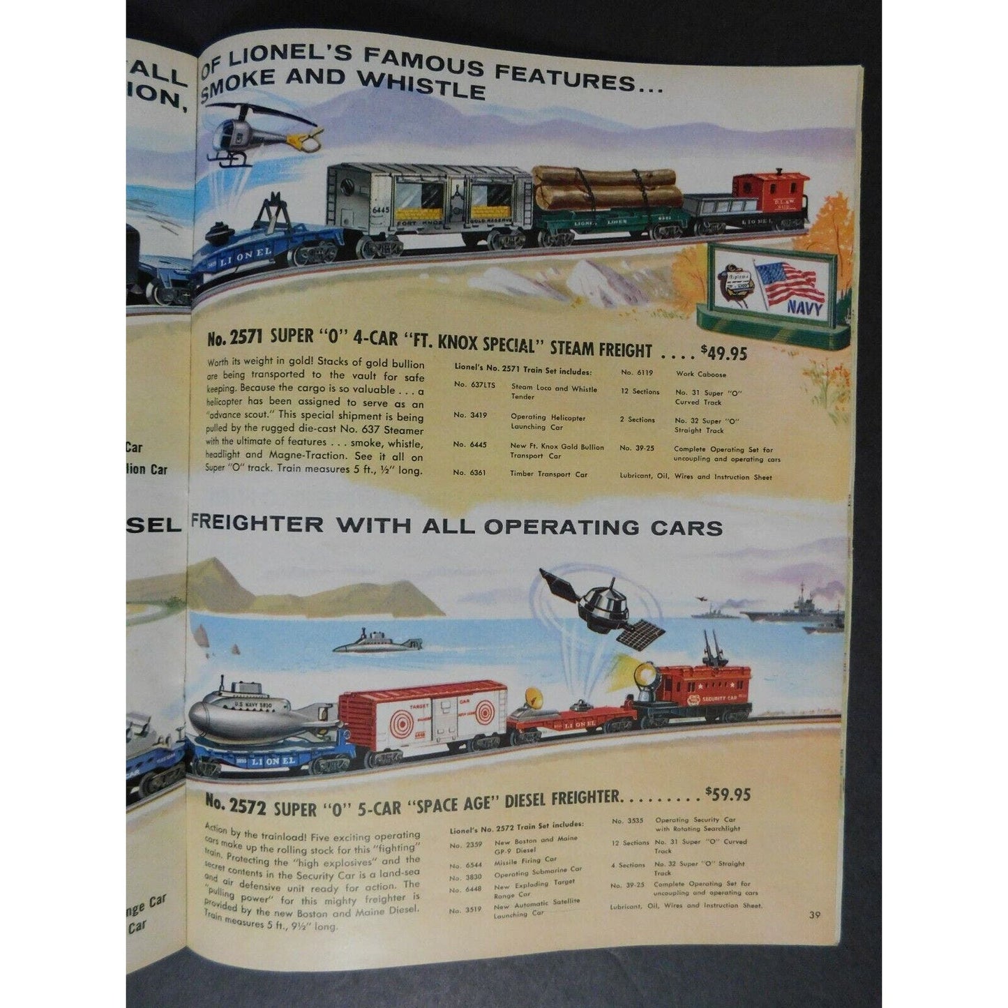 Original 1961 Lionel Porter Science Lines Catalog 71pgs EXC Gary Nelson Coll.
