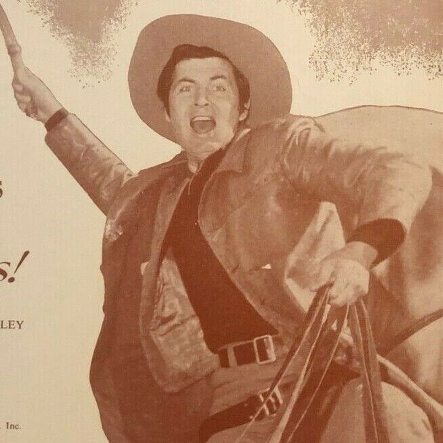 1956 Vintage Sheet Music "Wringle Wrangle" from "Westward Ho the Wagons" Disney