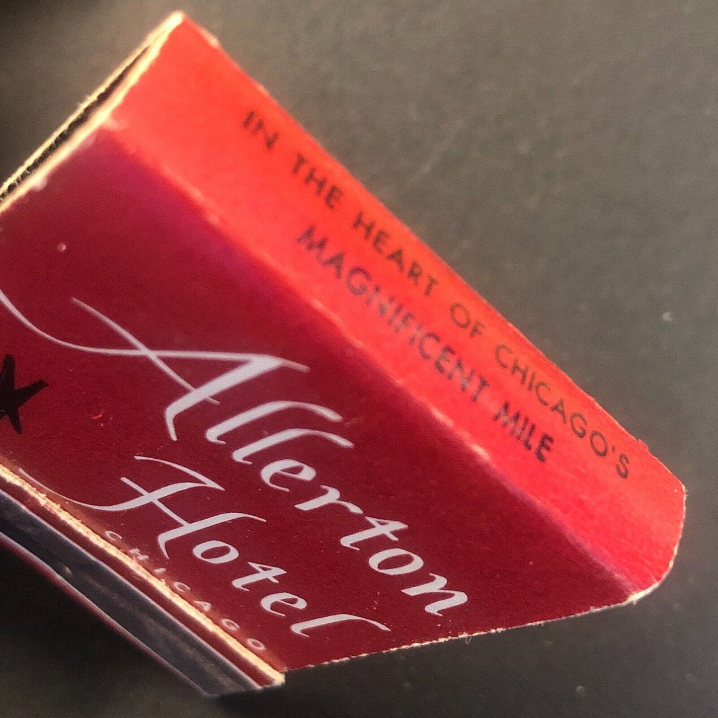 Allerton Hotel Chicago Vintage Mostly Full (-1) Matchbook c1940's-50's Scarce