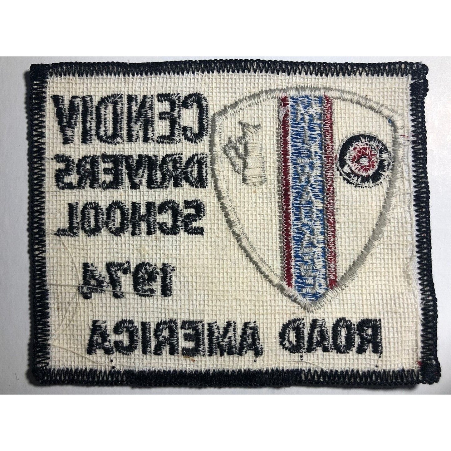 1974 CENDIV Drivers School Road America SCCA Milwaukee Vintage Patch - Scarce