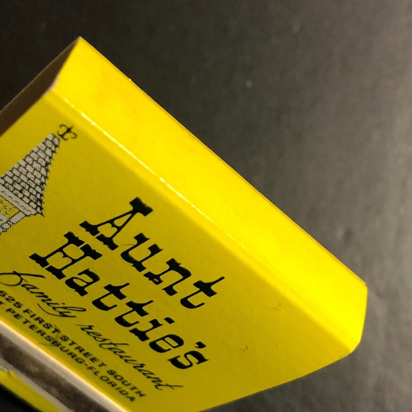 Aunt Hattie's Restaurant St Petersburg, FL Full Matchbook c1960's-73