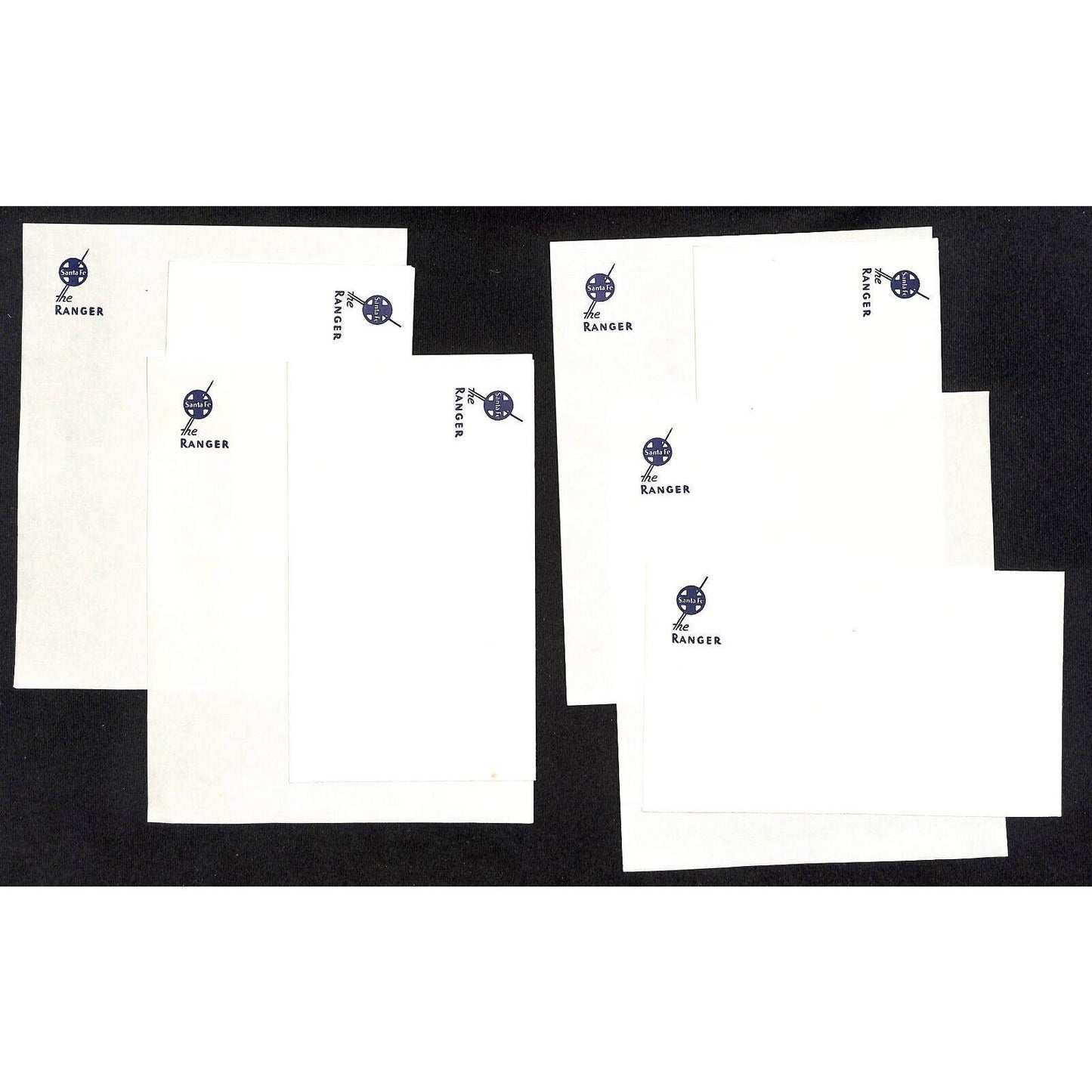 Group of 100+ Railroad En Route Stationary Santa Fe Burlington Route NOS