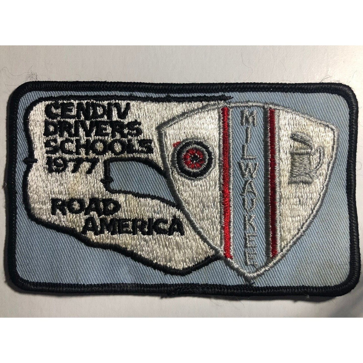 1977 CENDIV Drivers School Road America SCCA Milwaukee Vintage Patch - Scarce