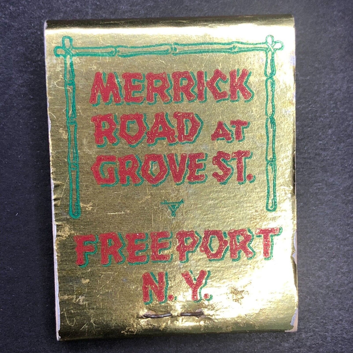 Freeport, NY Savoy Inn Chinese Restaurant Full FEATURE Matchbook Scarce