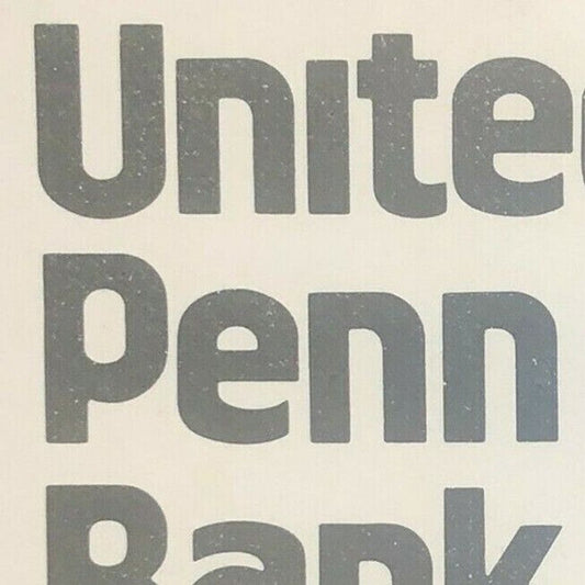 70's-80's Full Matchbook "United Penn Bank"