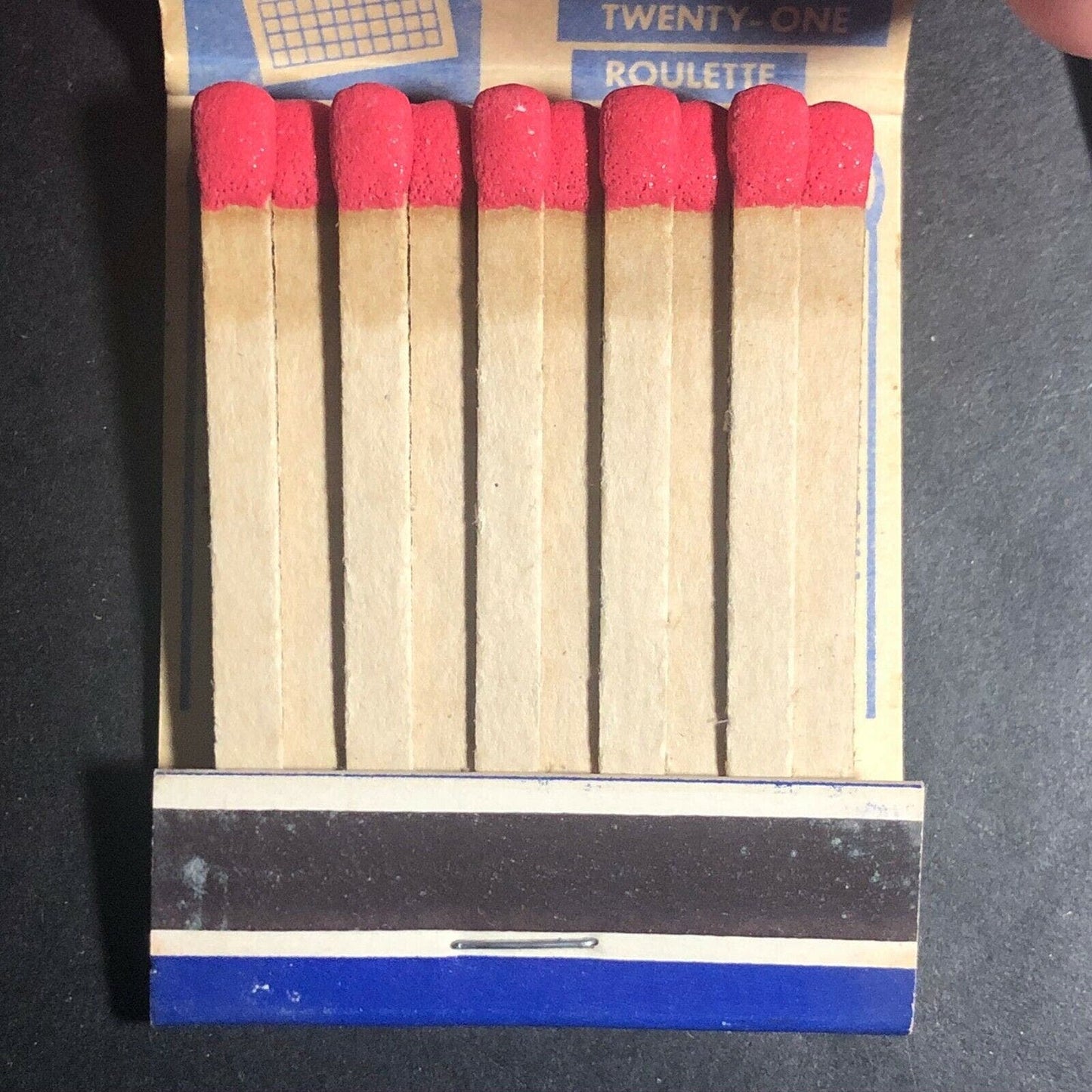 50's-60's Full Matchbook "Golden Gate Casino" Fremont St Las Vegas, NV