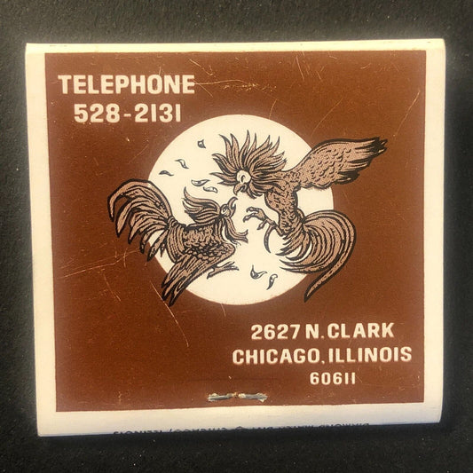 El Mexicano Restaurant Chicago Full Vintage Matchbook c1964-73 Scarce VGC