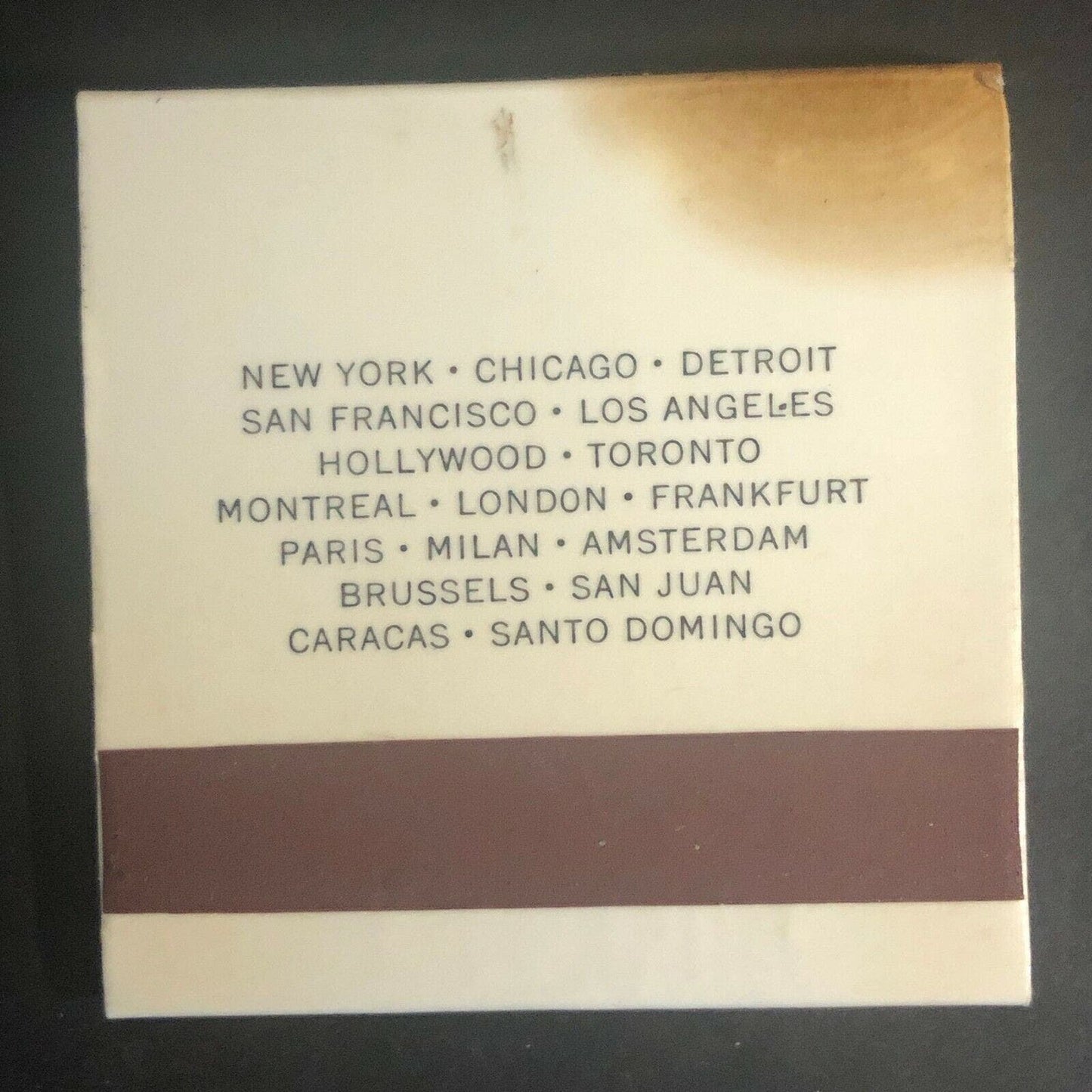 Vintage c1970's-80's Full Slim Matchbook - "Y & R" (Young & Rubicam?)