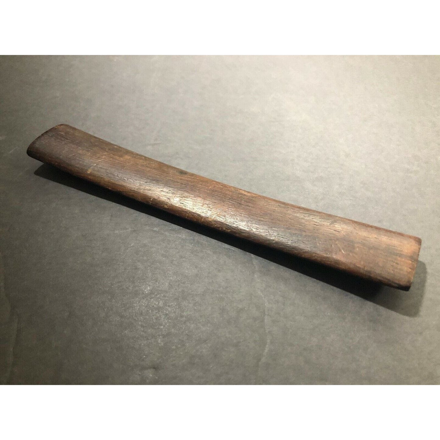 Vintage 7" Unbranded Bowed Wood Beer Foam Scraper