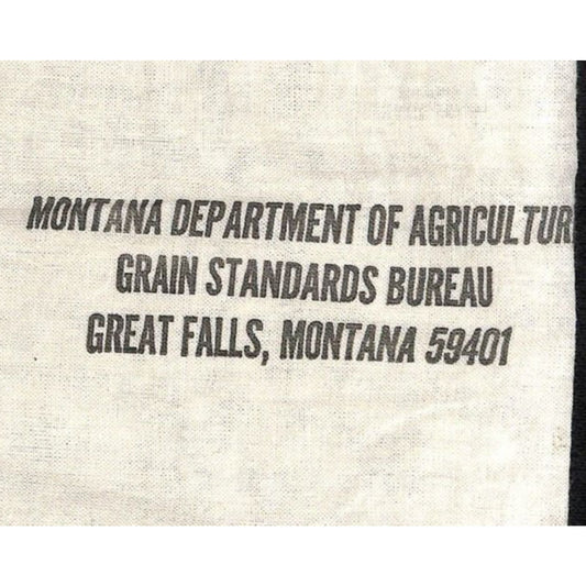 Great Falls, MT Montana Department of Agriculture Sturdy Cotton Coin Bag VGC