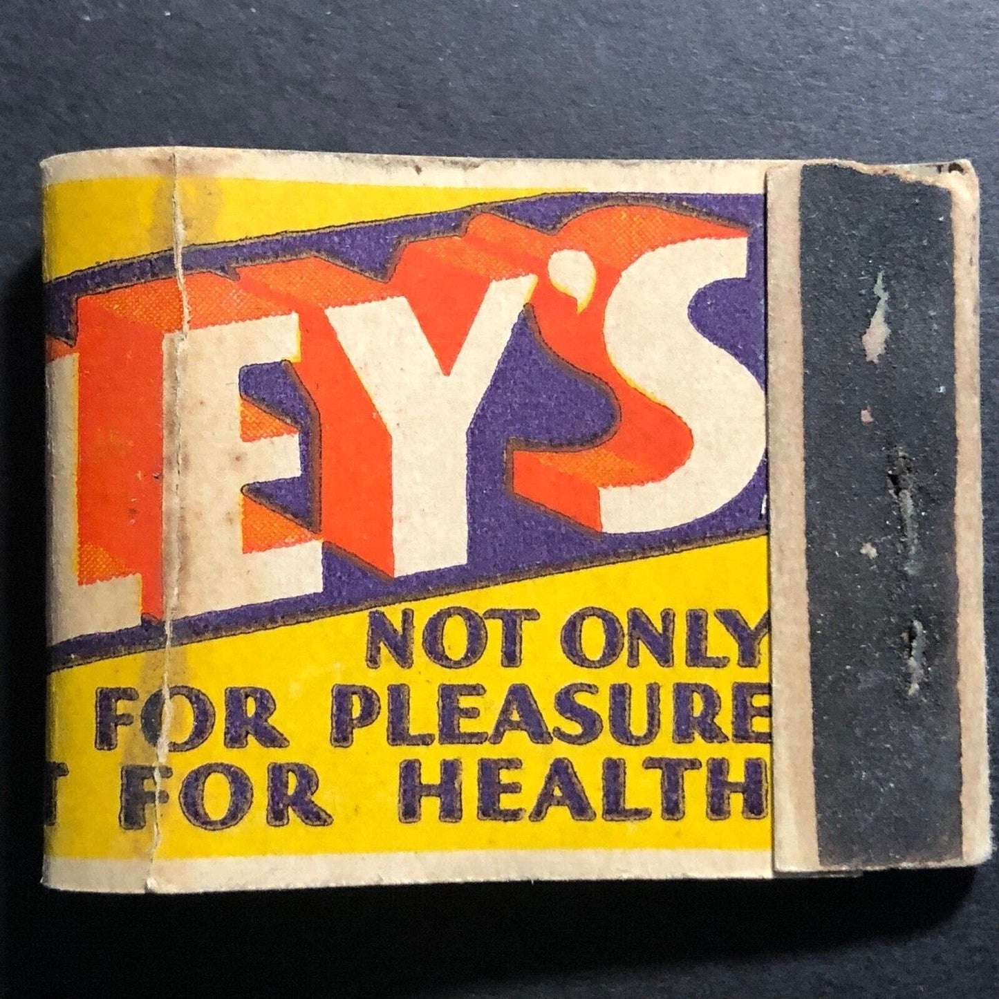 Wrigley's Gum "...for health" Matchbook c1930's-40's 20-Strike Scarce