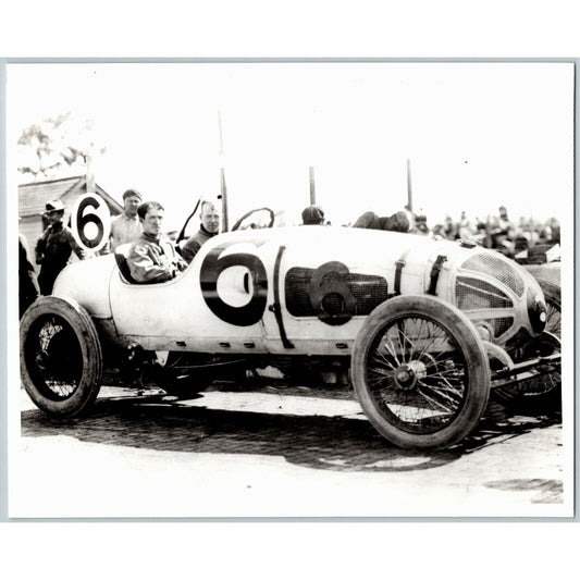 Indy 500 1912 Eddie Hearne / Case Glossy 8x10 B&W Original Photo - Stamped