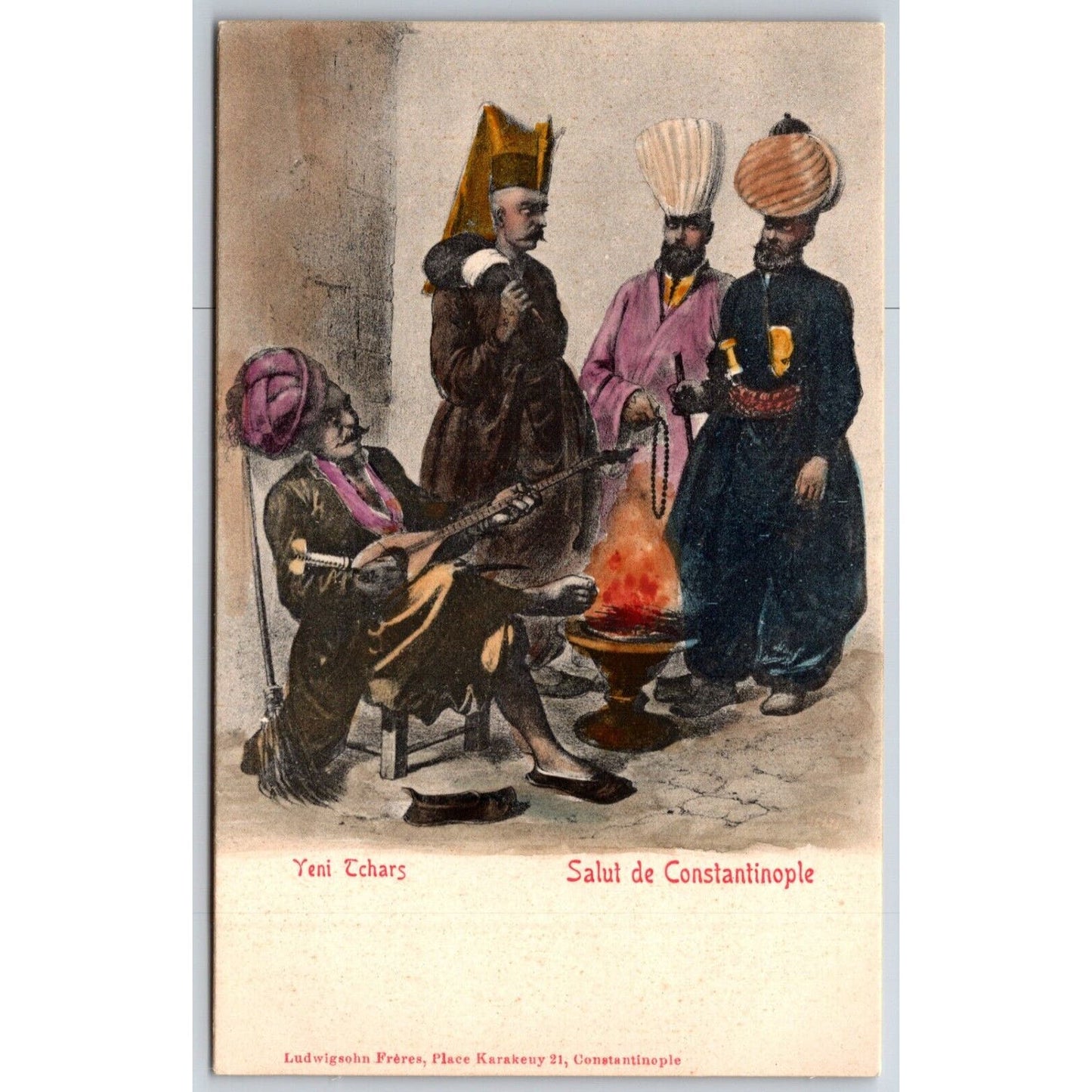 French Postcard Constantinople "New Tchars" c1901-1907 NP VGC