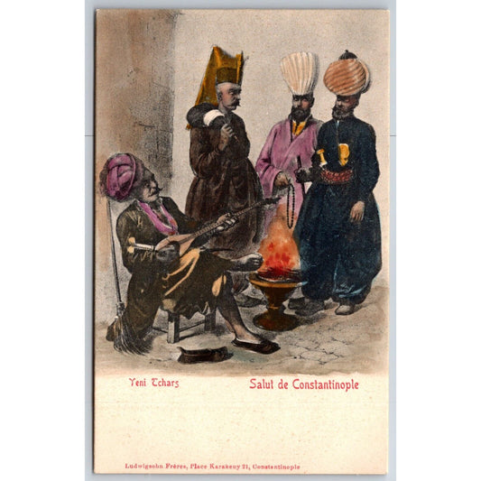 French Postcard Constantinople "New Tchars" c1901-1907 NP VGC