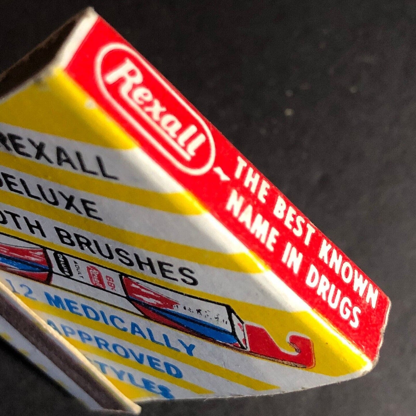 Rexall Tooth Brushes / Bisma-Rex Matchbook c1950's 20-Strike -2 Scarce