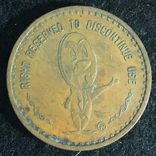 Gasamat Half Buck Token 32mm 17g (Coin Operated Gas Station) c1960's-70's