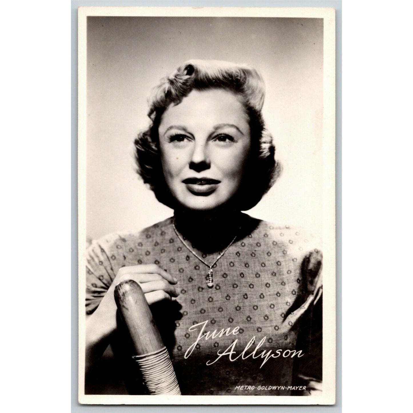 June Allyson MGM RPPC - Ken Prag Collection - VGC