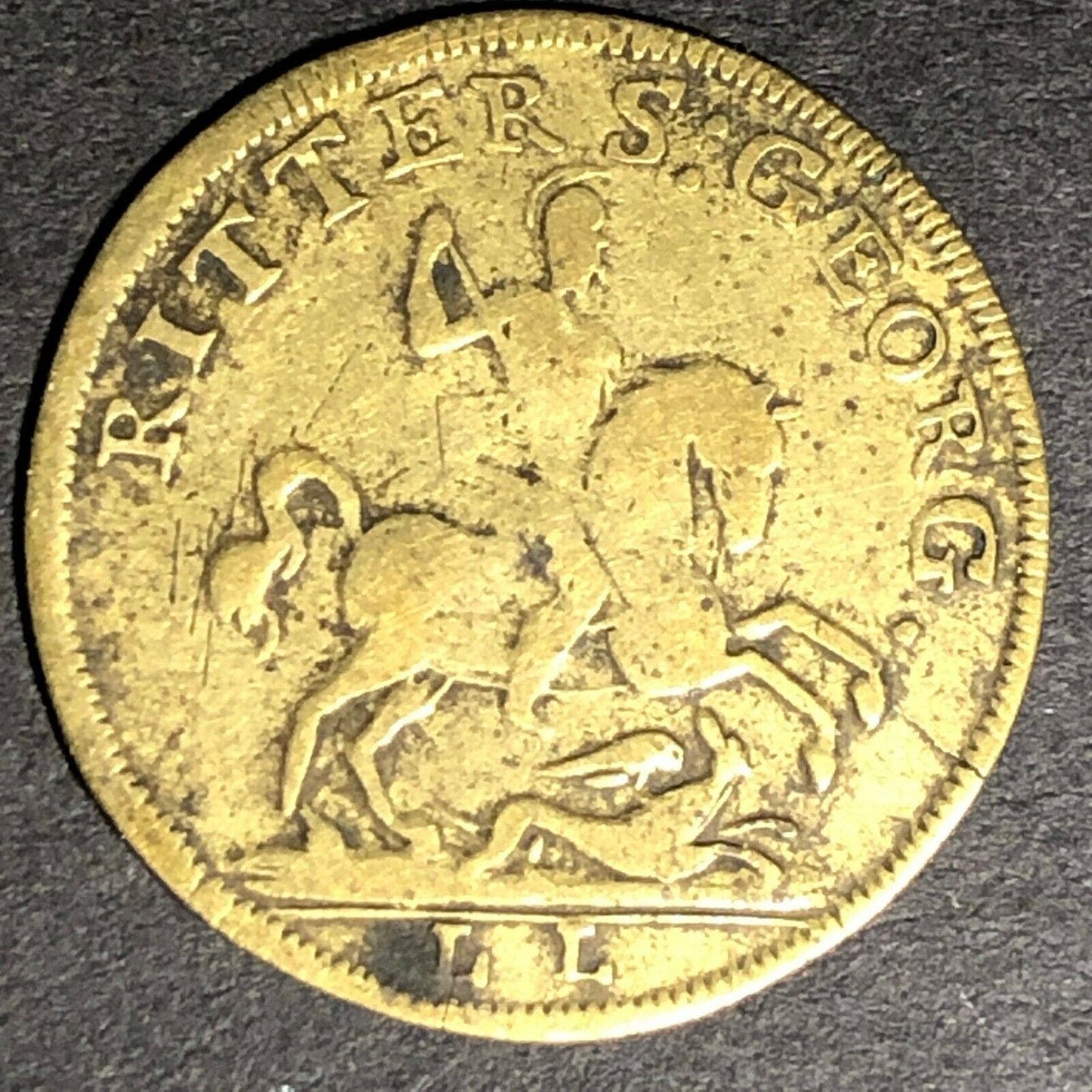 23mm Nicolaus Kaisser v Russlan Counter / Jeton / Token - Attrib. Elsig Lauer