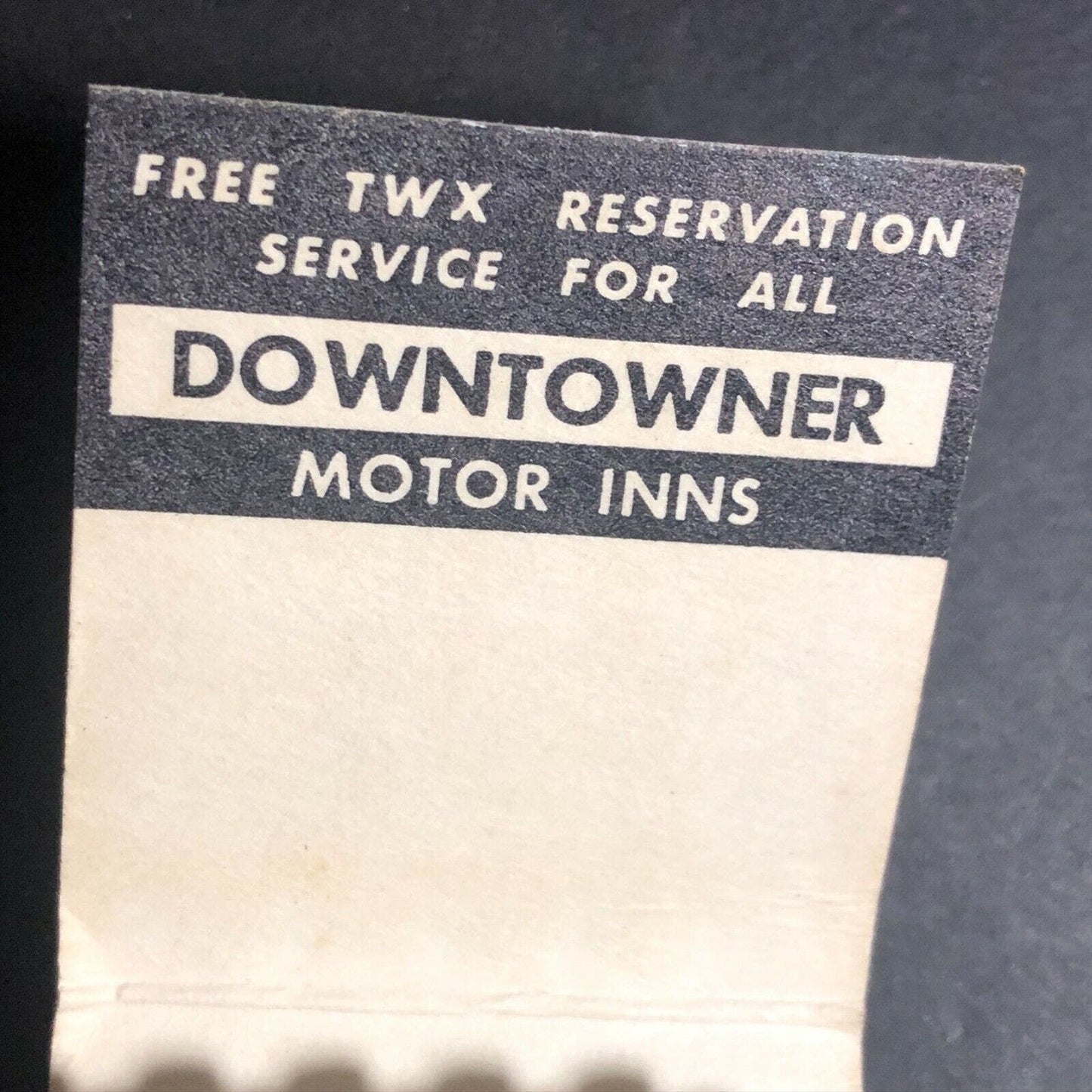 1960's-70's Full Matchbook "Downtowner Motor Inns"