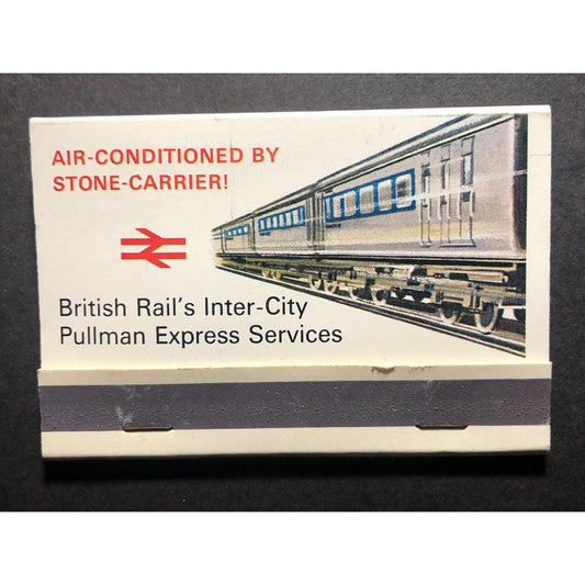 British Rail Stone-Carrier Pullman Car Deptford Full Matchbook c1960's-73 Scarce