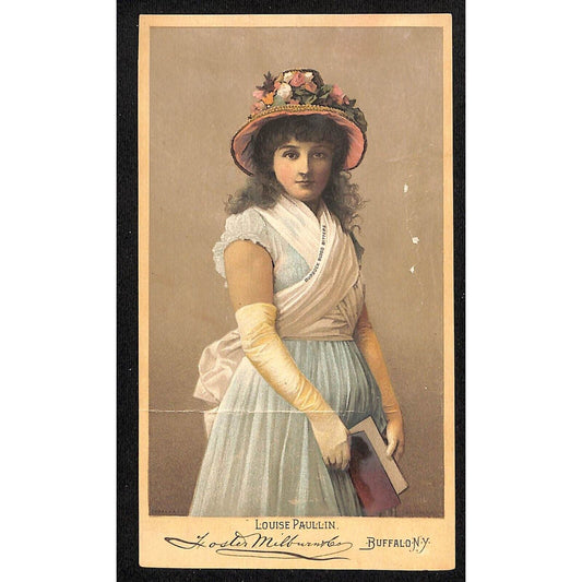 Demon Dyspepsia Burdock Blood Bitters Victorian Trade Card Louise Paullin