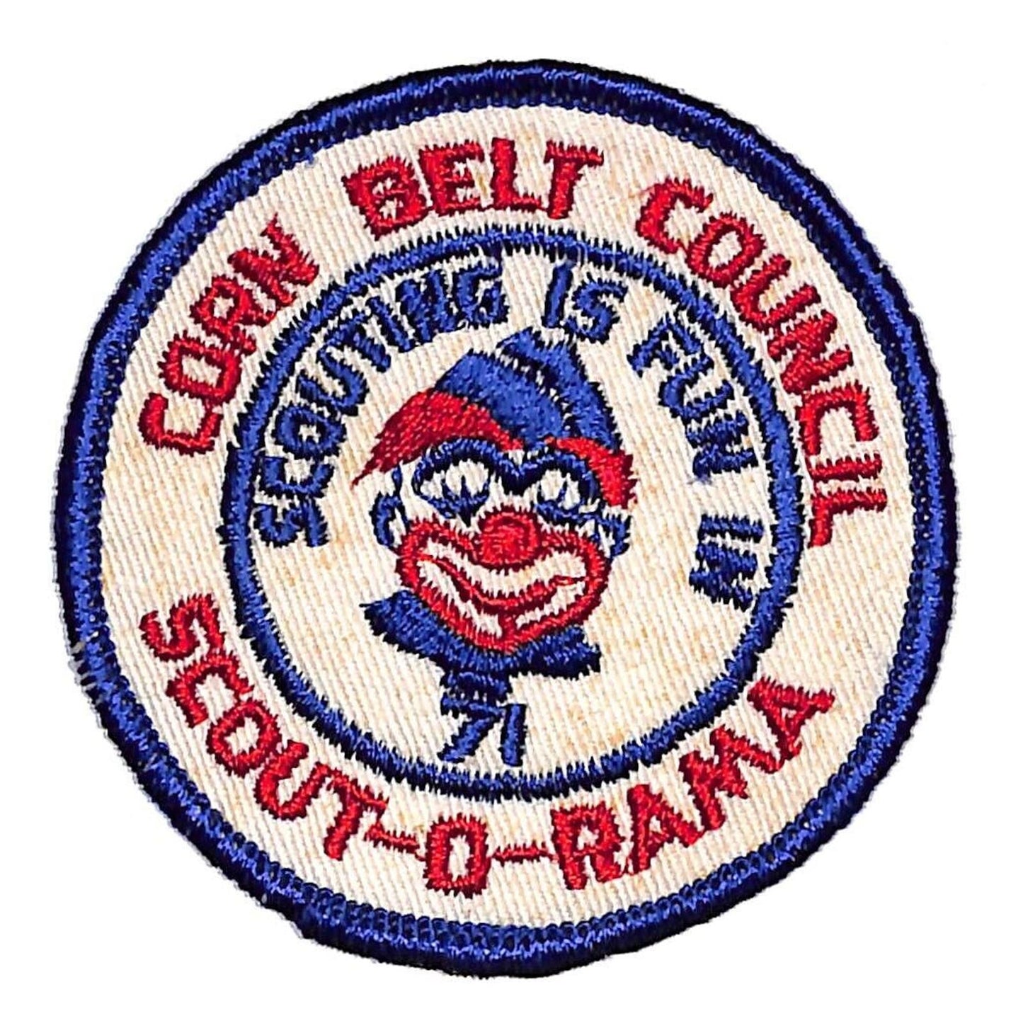 BSA Patch Corn Belt Council Scout-O-Rama 1971 Clown Circus VGC