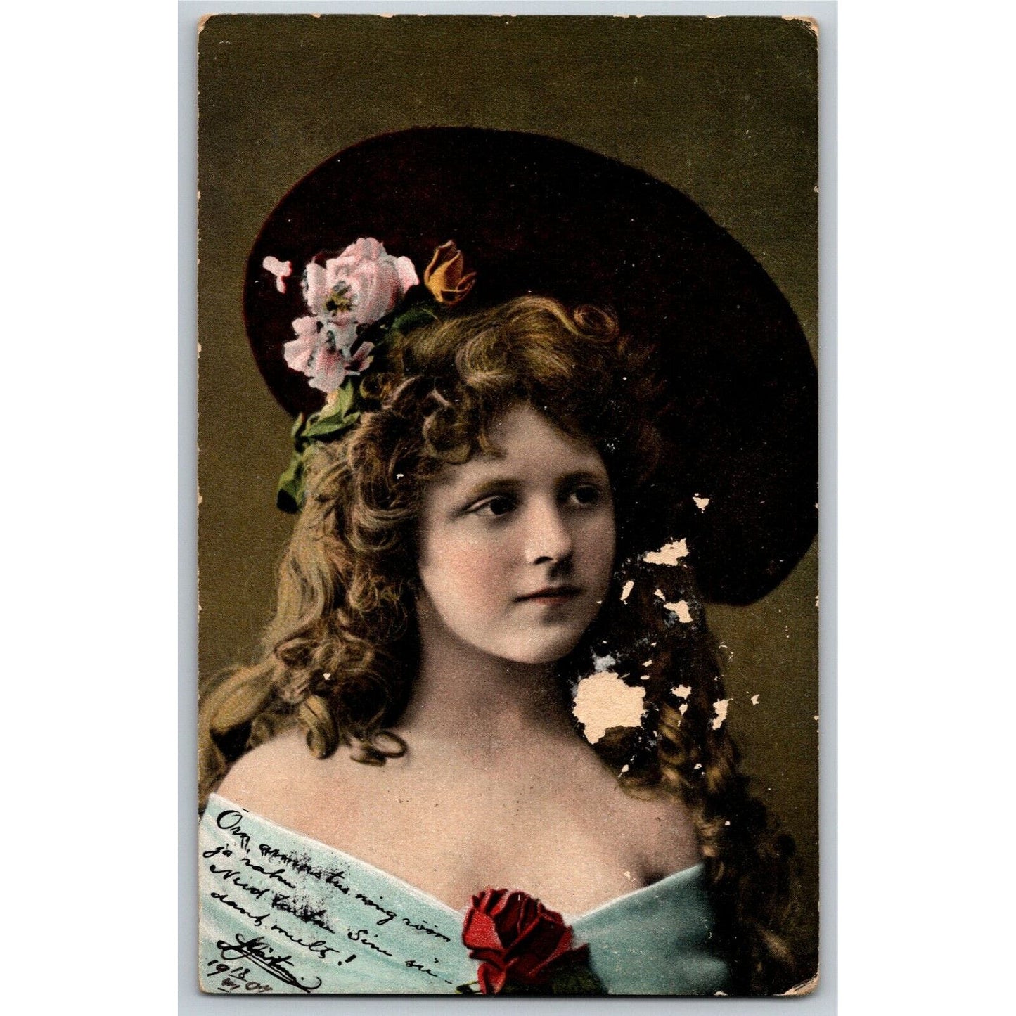 c1911 Vintage Russian Art Theatre / Stage / Screen Actress Postcard (4303)