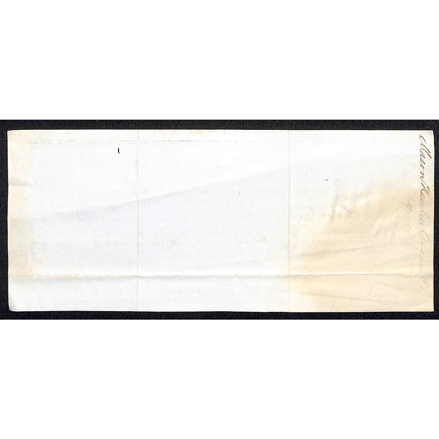 Mason & Hamlin Organ Co. NY 1875 Receipt from Henry Elling (Virginia City, MT)