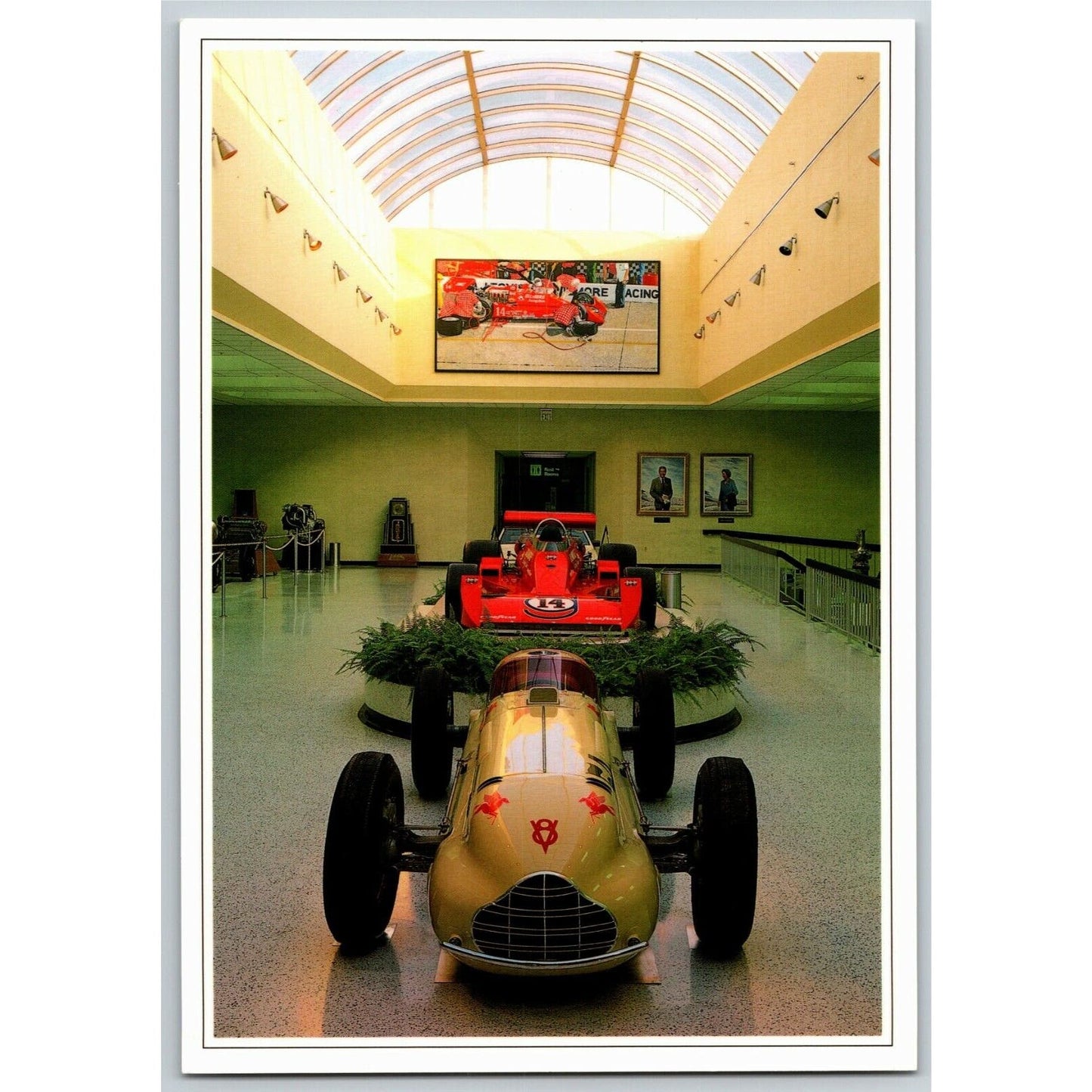 c1989 Indy 500 - Hall of Fame Museum - Motor Speedway NOS 4" x 5 3/4" Postcard