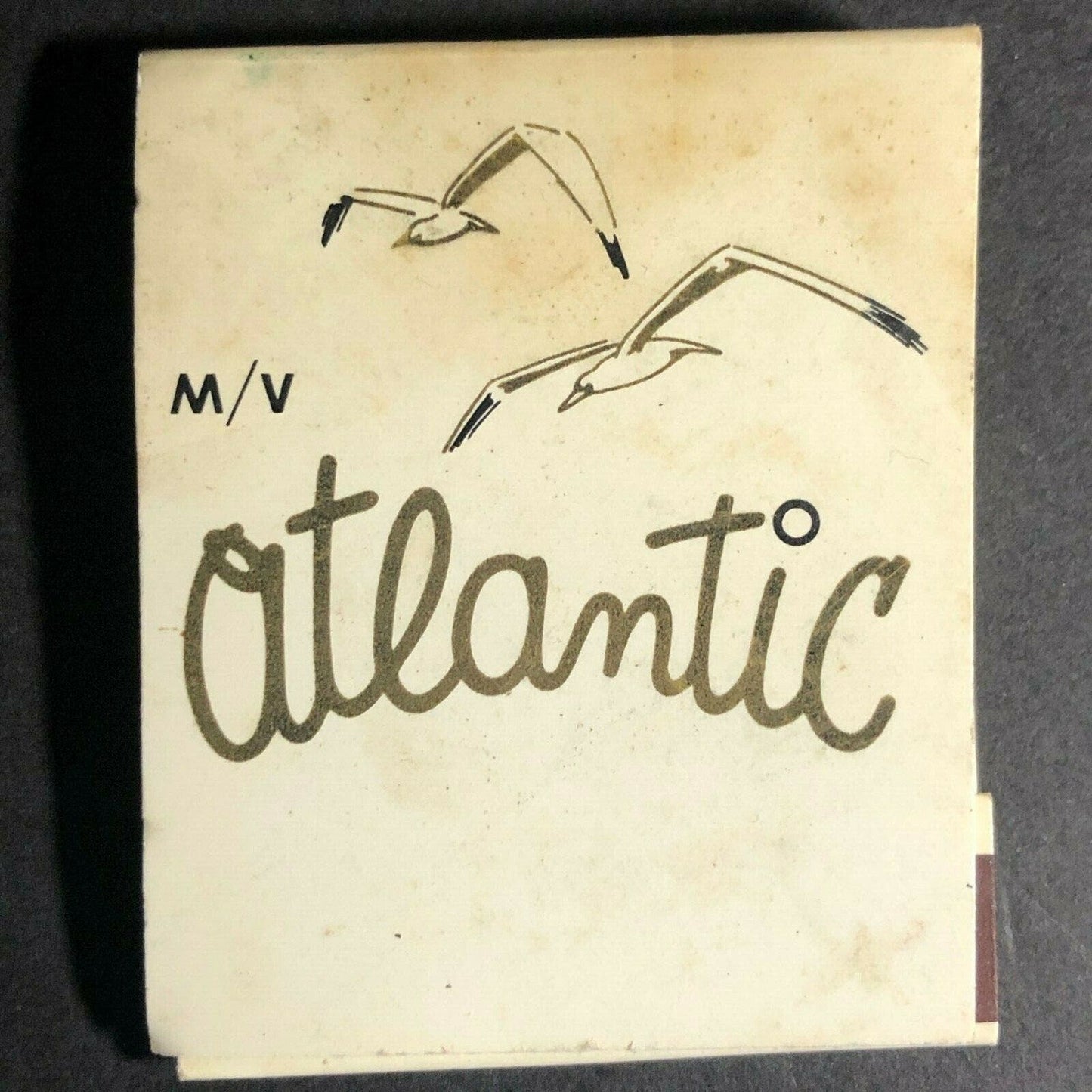 c1970's Full Matchbook Home Lines Cruises World Trade Center NYC