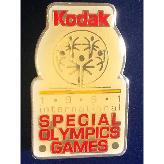 1991 Kodak Lapel Hat Pin - International Special Olympics Games