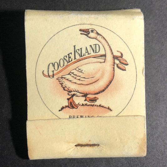 Goose Island Brewing Chicago Full Matchbook c1987-90's