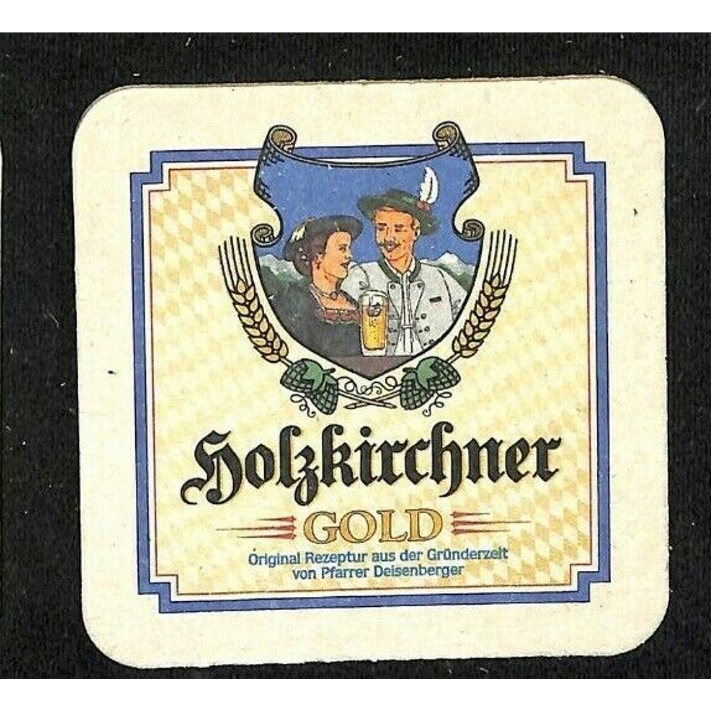 Vintage German Beer Coasters c1999 Group of 5 - Holzkirchner